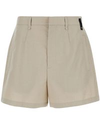 Fendi - Bermuda Shorts With Logo - Lyst