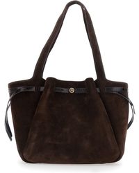 Tory Burch - Shoulder Bag 'Romy' With Suede Details For - Lyst