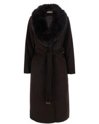 MICHAEL Michael Kors - Belted Robe Jacket With Notched Collar And Pockets - Lyst