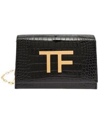 Tom Ford - Shoulder Bag With Tf Logo Detail - Lyst