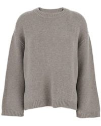 Soft Goat - Maglione Girocollo Con Spalle Scese Lavorato A Maglia - Lyst
