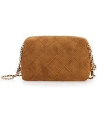 Tory Burch - Shoulder Bag Fleming Suede - Lyst