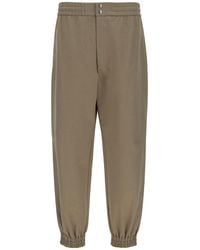 McQueen - Cargo Pants With Elastic Waistband - Lyst