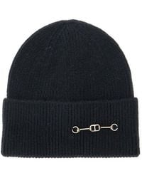 Twinset - Cap With Metallic Logo On The Front - Lyst