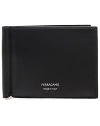 Ferragamo - Bifold Wallet With Logo Lettering - Lyst