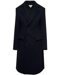 Bottega Veneta - Double Wool Cashmere Cape Coat - Lyst