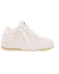 Axel Arigato - 'area Lo' White Sneakers With Embossed Logo In Leather Blend Woman - Lyst