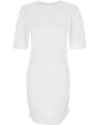Isabel Marant - 'Mylda' Crew Neck Dress With Pleated Details - Lyst