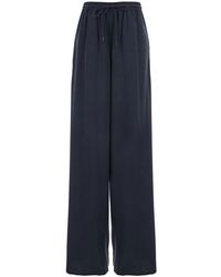 Max Mara - Pants With Elastic Waist With Drawstring - Lyst