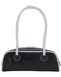 Marge Sherwood - 'Soft Baguette' Mini Shoulder Bag With Logo Letter - Lyst