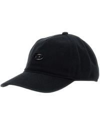 DIESEL - Baseball Cap With Logo Cut-Out On The Front - Lyst