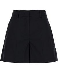 Plain - Shorts With Belt Loops - Lyst