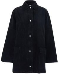 TOTEME - Jacket With Classic Collar And Two Front Patch Flap Pocke - Lyst