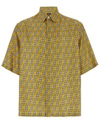 Fendi - Shirt Labirinth Ff Logo S/S - Lyst