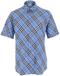 Burberry - Camicia 'Robert' Con Colletto Classico E Motivo Check All-Ove - Lyst