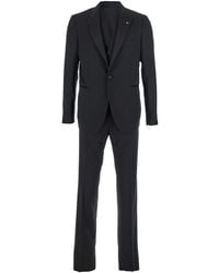 Tagliatore - Single-Breasted Suit With Jacket And Vest - Lyst