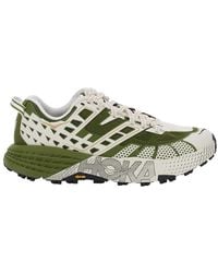 Hoka One One - 'Speedgoat' Low Top Sneakers With Geometric Motif - Lyst
