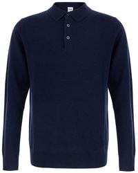 Aspesi - Wool And Cashmere Sweater With Round Neck - Lyst
