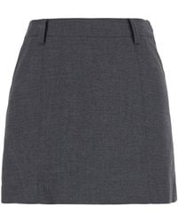 DUNST - Mini Skirt With Details And Tech Fabric, Color - Lyst