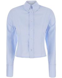 Tela - 'Darma' Short Shirt With Button-Down Collar - Lyst