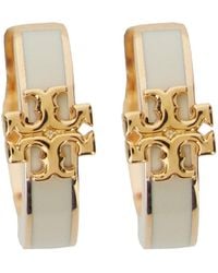 Tory Burch - Hoop Earrings Kira Brass/ Metal - Lyst