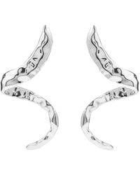 FEDERICA TOSI - Snake Earrings With Details And Snake Design. Sil - Lyst