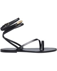 Semicouture - Sandals With Adjustable Ankle Strap - Lyst