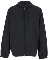 Givenchy - Zip-Up Hoodie With Logo Detail - Lyst