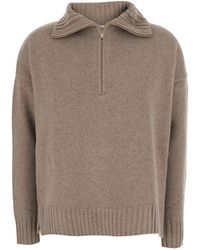Max Mara - Crasso Sweater With V-Neck And Long Sleeves - Lyst