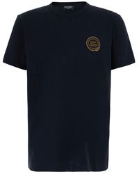Dolce & Gabbana - Dolce & Gabbana Jersey Classic Fit Marina - Lyst