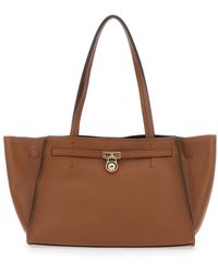 MICHAEL Michael Kors - Tote Bag Hamilton Moderne Lg East West Fold Cow Leather - Lyst