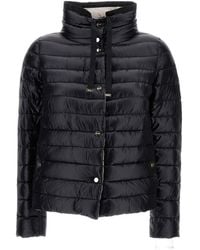 Herno - And Reversible Down Jacket With Funnel Neck - Lyst