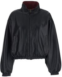 Balenciaga - Jacket With Logo On The Front And Reversible Design - Lyst