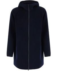 Aspesi - Jacket With Fixed Hood And Front Zip Closure - Lyst