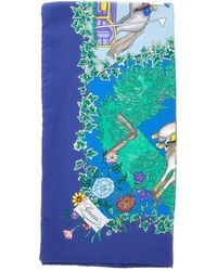 Gucci - Foulard Con Stampa All-Over E Dettaglio Logo - Lyst