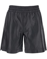 Gucci - Bermuda Shorts With Elasticated Waist And Logo Lettering - Lyst