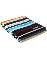 Missoni - 'Curt' Beach Towel With All-Over Zigzag Motif - Lyst