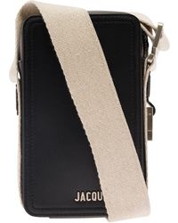 Jacquemus - Borsa A Tracolla 'La Cuerda Vertical' Con Logo Sul Fronte In - Lyst