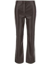 Max Mara - 'Sublime Flared Pants With Hidden Front Closure - Lyst