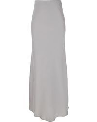 Plain - Gonna Lunga Con Dettaglio Volant - Lyst