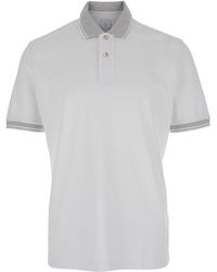 Eleventy - Polo Con Colletto Classico E Chiusura Con Bottoni Sul Fronte - Lyst