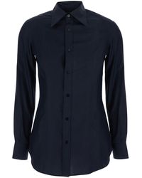 Gucci - Shirt With Pointed Collar - Lyst