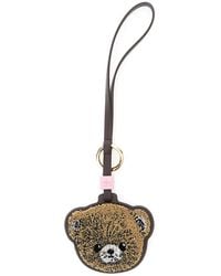 Ganni - 'Teddy Bear' Keychain With Bear-Shaped Design - Lyst
