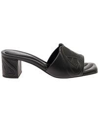 McQueen - Seal Heeled Sandals - Lyst