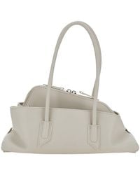 The Attico - 'La Passeggiata' Small Shoulder Bag With Top Handles - Lyst
