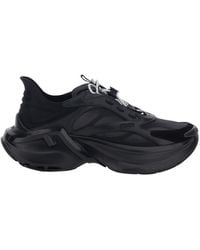 Fendi - 'F-Light' Low Top Sneakers With Ff Motif On The Side And Chunky Sole - Lyst