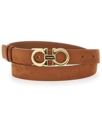 Ferragamo - Belt With Gancini Buckle - Lyst