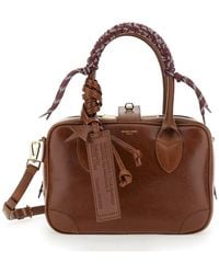 Golden Goose - 'Vita' Shoulder Bag With Adjustable And Removable Shoulder Strap And Logo Tag On The Front - Lyst
