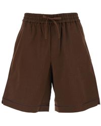 Drole de Monsieur - 'Elastiqué Joul Echelle' Bermuda Shorts With E - Lyst