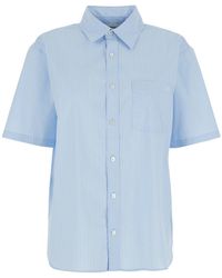 DUNST - Oversized Half Sleeve Shirt - Lyst